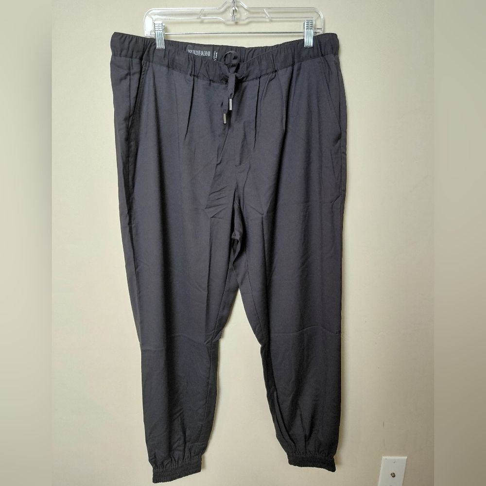 Wildfang THE ESSENTIAL DRAWSTRING PANT Extra Large NWT Black